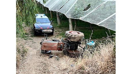Latina / Rimane schiacciato sotto il trattore nella sua azienda agricola, vittima un 84enne