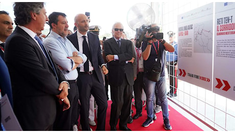 Benevento, lavori alta capacità Napoli-Bari: Salvini in visita allo start della talpa «Futura»