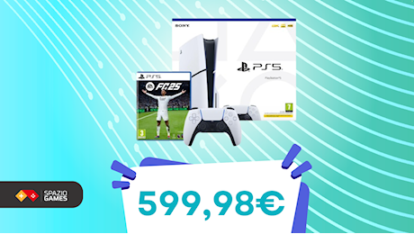 Bundle PS5 Slim + EA Sports FC 25 a un SUPER PREZZO da Gamestop!