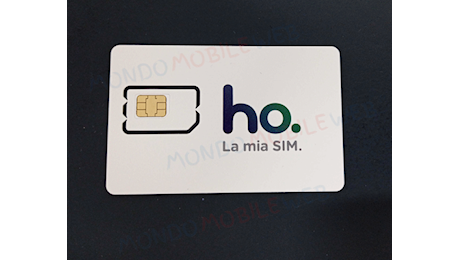 ho. Mobile lancia ho. 4,99 100 Giga con minuti e SMS illimitati a 4,99 euro al mese