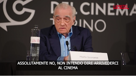 VIDEO Martin Scorsese a Torino, il regista allontana ritiro: Ho ancora tanti film da fare