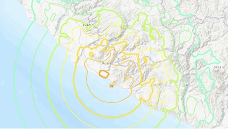 Perù: terremoto di magnitudo 7,2 e minaccia tsunami