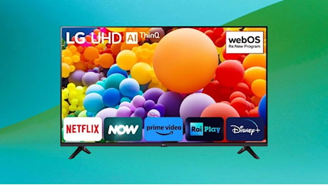 LG UHD 55’’ Serie UT73: Smart TV 4K a 359€, risparmi il 35%