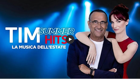 Tim Summer Hits, dal 28 giugno su Rai 1. Con Carlo Conti e Andrea Delogu