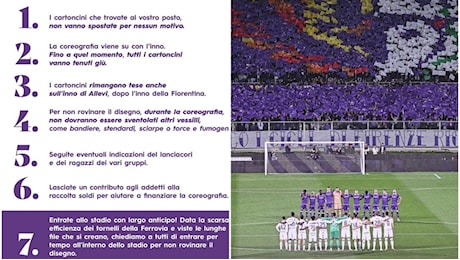 Fiorentina-Inter, biglietti introvabili e coreografia. L'appello è di arrivare presto