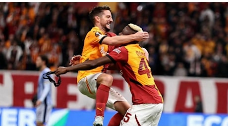 Osimhen, due gol con il Galatasaray in Europa League: i numeri del bomber nigeriano in Turchia