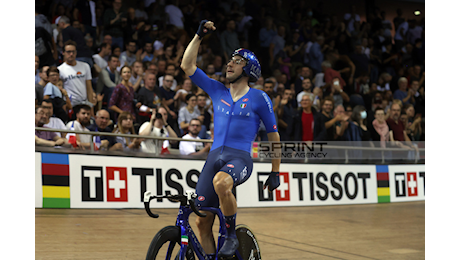 Ciclismo su pista, eterno Elia Viviani! Fantastico argento nell’eliminazione ai Mondiali