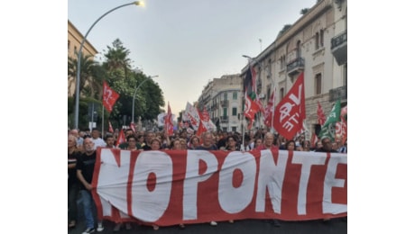 Cgil domani in piazza a Messina contro 'un'opera inutile'