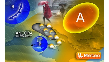 Meteo: Centro-Nord con l'ombrello tutta la Settimana; è di nuovo Allerta Maltempo