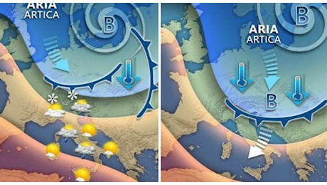 Meteo, il gelo artico raggiunge l'Italia: piogge, grandine e neve anche a bassa quota. Ecco quando