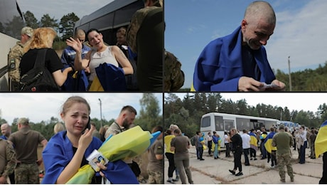 Scambio di prigionieri Ucraina-Russia: rilasciate 103 persone da entrambe le parti