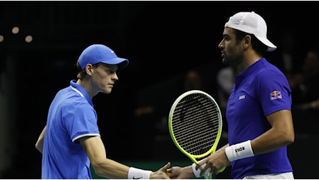 Berrettini e Sinner portano l'Italia in finale di Coppa Davis