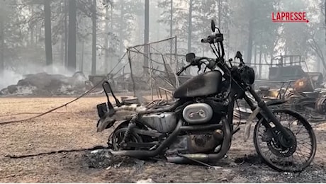 VIDEO California, la devastazione lasciata dall'incendio Park Fire