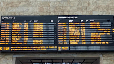 Sciopero personale ferrovie, tanti treni cancellati a Firenze