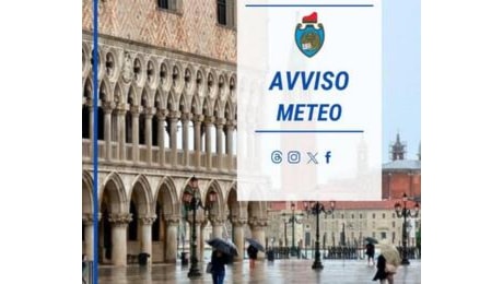 Allerta meteo: da questa sera a domani 12 settembre probabili precipitazioni con rovesci anche a carattere temporalesco e forti raffiche di vento