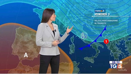 Meteo, 2-3 gennaio con tempo in peggioramento: le previsioni