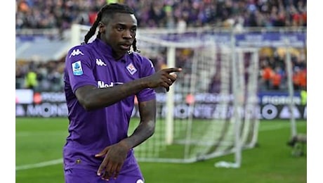 Kean, prima tripletta con la Fiorentina: i gol e i numeri della stagione