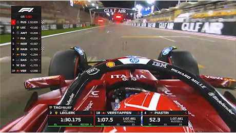 VIDEO Formula 1, highlights qualifiche GP Bahrain: Piastri Pole, Leclerc 3°