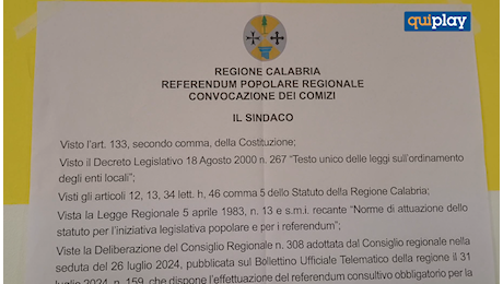 Città Unica, Principe lancia un messaggio ad Occhiuto, Mancini: 'occasione persa'