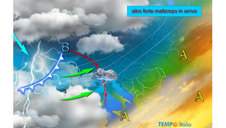 Nuovo pesante maltempo in settimana con criticità. Ecco quando di più e dove. Mappa