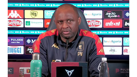 Genoa, Vieira: “Napoli? Giocheremo contro una squadra cerca di vincere il campionato”