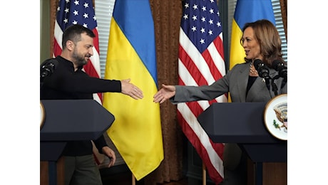 Zelensky alla Casa Bianca. Harris all'attacco In Usa c'è chi vuole la resa di Kiev