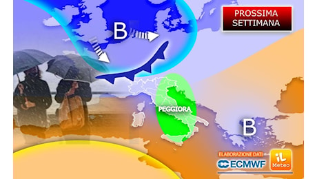 Meteo: Prossima Settimana, Dicembre al via con un Ciclone e tanta Pioggia, poi irruzione Fredda