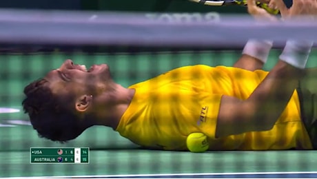 L'Australia batte gli Stati Uniti in un epico tiebreak per 16-14, uno dei più lunghi nella storia della Coppa Davis