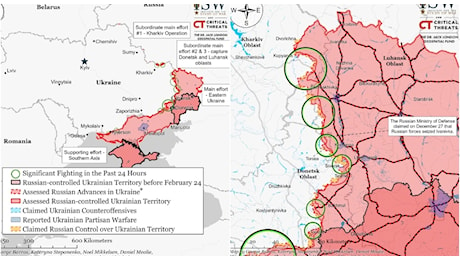 Russia avanza in Ucraina, 4.000 km quadrati ottenuti nel 2024: sette volte di più rispetto al 2023