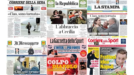 Le prime pagine dei quotidiani di oggi 9 gennaio: la rassegna stampa