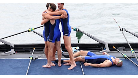 Olimpiadi, il canottaggio infiamma le acque transalpine con il 4 di coppia: Questo argento è dedicato a Filippo Mondelli