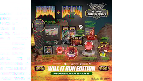 DOOM gira su una versione fisica di DOOM? Ovvio, e potete comprarla