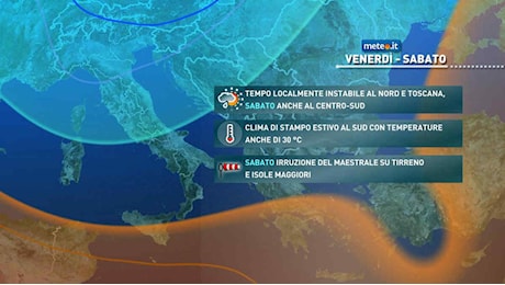 Meteo, instabile fino al Weekend del 28-29 settembre. Vento e Aria fredda in arrivo