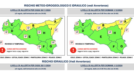 Meteo, perturbazione su Messina. Allerta gialla in città e in tutta la provincia: pioggia, vento e temporali