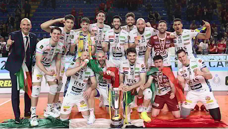 Volley, per Trento scudetto al tie-break: rimonta e vittoria a Civitanova