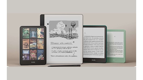 Nuovi Kindle ufficiali: c'è il primo modello a colori e quello super compatto