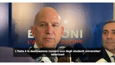 IL VIDEO. Ambasciatore Markell: relazione Italia-Usa più forte che mai