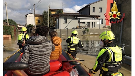 Esondato il fiume Serio a Vidolasco, residenti evacuati