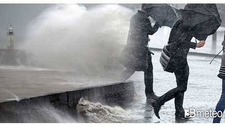 Meteo - Imminente burrasca di vento, entro stasera raffiche fino a 100km/h, durerà fino a Natale e Santo Stefano. I dettagli