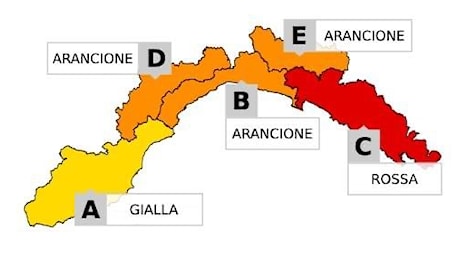 L'allerta passa a rossa sui bacini grandi della zona C