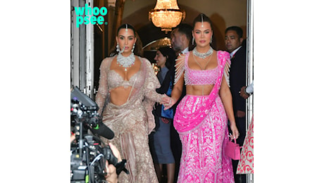 Kim e Khloé Kardashian, i gioielli indossati al matrimonio di Anant Ambani e Radhika Merchant supererebbero i 1000 carati