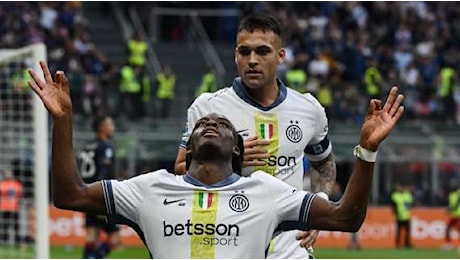 Gas a martello, l'Inter va: nel giorno dedicato a Valentino Rossi, i nerazzurri sprintano e battono 3-1 il Cagliari