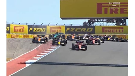 F1, GP Usa 2024: Leclerc, partenza show ad Austin. Ferrari da quarta a prima. VIDEO