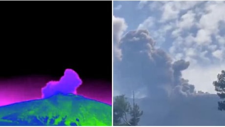 Nuova sequenza esplosiva sull'Etna: il boato sentito fino alle pendici del vulcano
