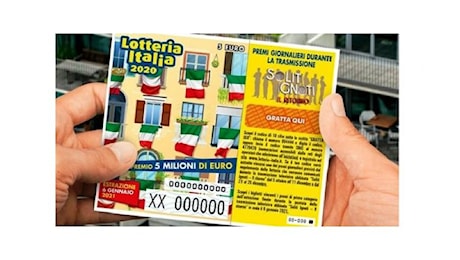 Biglietti della Lotteria Italia introvabili