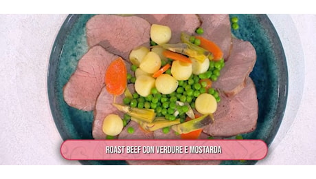 Roast beef con verdure e mostarda di Chloe Facchini | É sempre mezzogiorno, 7 gennaio 2025