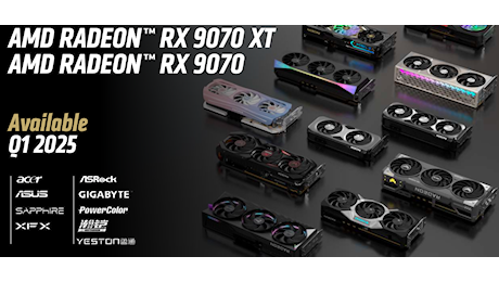 Le grandi assenti della conferenza AMD: le nuove GPU Radeon RX 9070