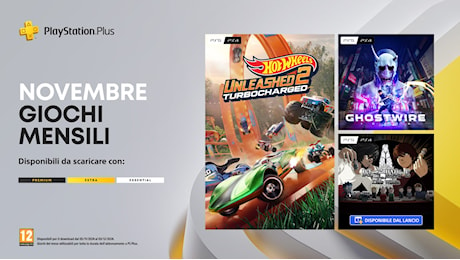 Giochi mensili PlayStation Plus di novembre: Hot Wheels Unleashed 2 – Turbocharged, Ghostwire: Tokyo, Death Note Killer Within