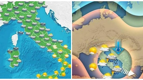 Meteo, forte maltempo con pioggia e nubifragi: le regioni colpite. Freddo e temperature sotto la media nel weekend