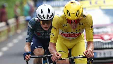 Tour De France 2024, ordine d'arrivo quattordicesima tappa Pau-Saint Lary Soulan: vince Pogacar, sempre più maglia gialla